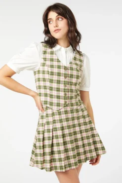 Women Princess Highway Blouses & Tops*Hazel Check Vest