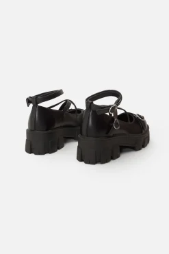 Accessories Dangerfield Shoes*Heart Buckle Strappy Shoe