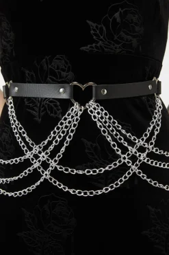 Accessories Dangerfield Belts & Harnesses*Heart Chain Belt