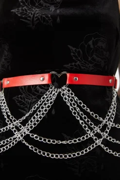 Accessories Dangerfield Belts & Harnesses*Heart Chain Belt