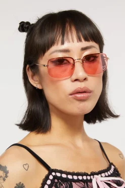 Accessories Dangerfield Sunglasses & Eyewear*Heart Diamante Sunglasses