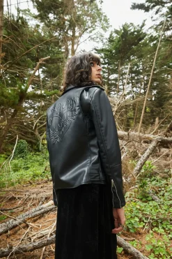 Men Dangerfield Coats & Jackets*Heart Embossed Pu Jacket