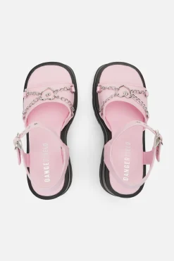 Accessories Dangerfield Shoes*Heart Trim Platform Sandal