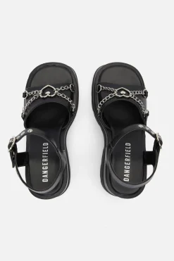 Accessories Dangerfield Shoes*Heart Trim Platform Sandal