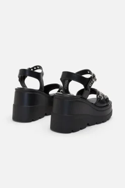 Accessories Dangerfield Shoes*Heart Trim Platform Sandal