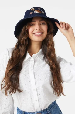 Accessories Princess Highway Hats*Hedgehog Embroidered Hat