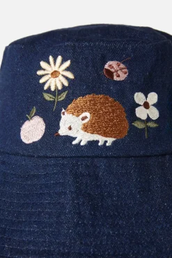 Accessories Princess Highway Hats*Hedgehog Embroidered Hat