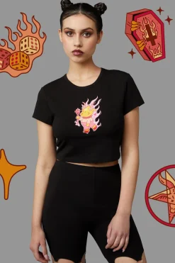 Women Black Friday Blouses & Tops*Hellish Tee