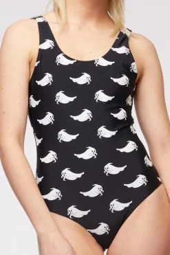 Women Black Friday Swimwear*Hey Boo Swimsuit