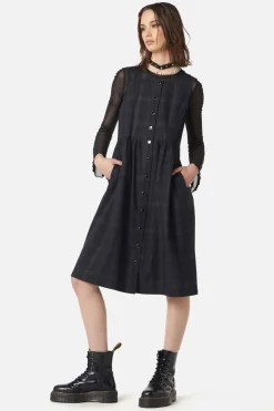 Women Dangerfield Dresses & Pinafores*High Society Tartan Pinny Dress