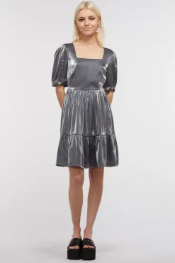 Women Dangerfield Dresses & Pinafores*Holographic Ruffle Dress