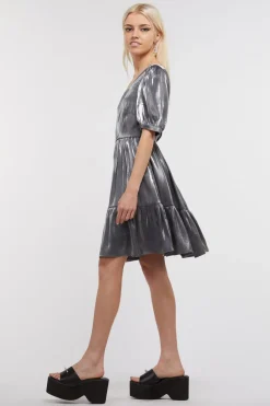 Women Dangerfield Dresses & Pinafores*Holographic Ruffle Dress