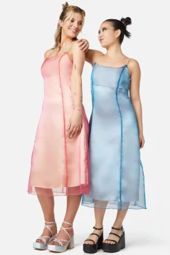 Women Dangerfield Dresses & Pinafores*Holographic Sheer Dress