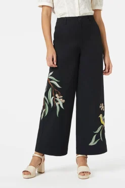 Women Princess Highway Pants & Jumpsuits*Honey Eater Embroidered Pant