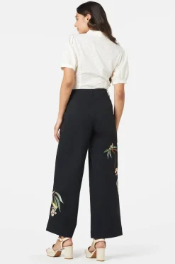 Women Princess Highway Pants & Jumpsuits*Honey Eater Embroidered Pant