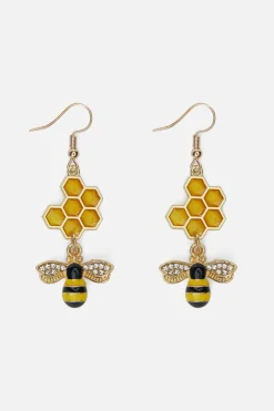 Accessories Princess Highway Jewellery*Honeycomb Bee Earrings