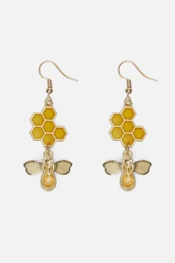Accessories Princess Highway Jewellery*Honeycomb Bee Earrings