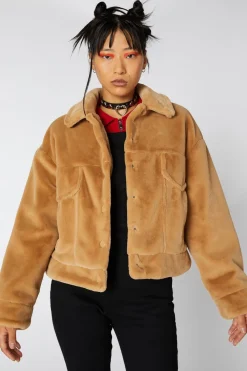 Women Dangerfield Jackets & Coats*Hot Rod Girls Faux Fur Jacket