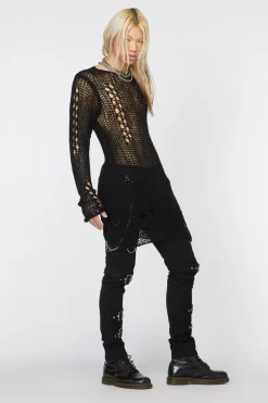 Men Dangerfield Jumpers & Knits*Iggy Distressed Unisex Knit