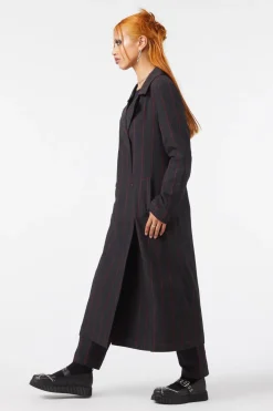 Women Dangerfield Jackets & Coats*Impossible Things Pin Stripe Coat