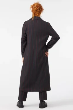 Women Dangerfield Jackets & Coats*Impossible Things Pin Stripe Coat