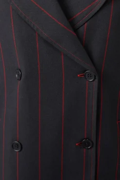 Women Dangerfield Jackets & Coats*Impossible Things Pin Stripe Coat