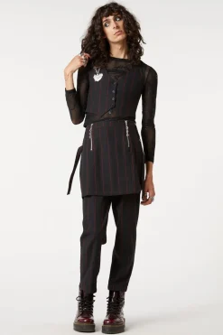 Women Dangerfield Blouses & Tops*Impossible Things Pin Stripe Vest