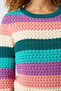 Women Princess Highway Knitwear & Cardis*Indie Stripe Knit Sweater