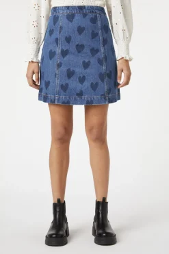 Women Princess Highway Skirts & Skorts*Indigo Hearts Skirt