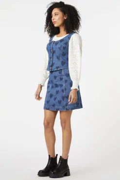 Women Princess Highway Jackets & Coats*Indigo Hearts Vest