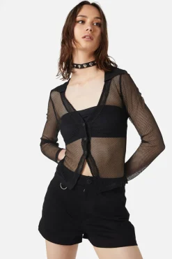 Women Dangerfield Blouses & Tops*Industrial Hybrid Mesh Blouse