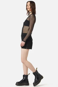 Women Dangerfield Blouses & Tops*Industrial Hybrid Mesh Blouse