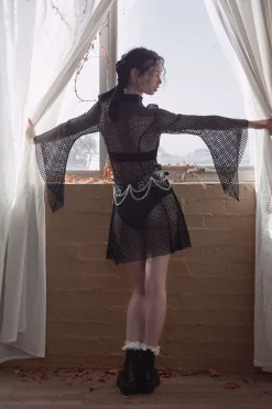 Women Dangerfield Dresses & Pinafores*Industrial Hybrid Mesh Dress