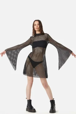 Women Dangerfield Dresses & Pinafores*Industrial Hybrid Mesh Dress