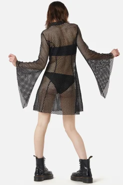 Women Dangerfield Dresses & Pinafores*Industrial Hybrid Mesh Dress