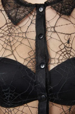 Women Black Friday Blouses & Tops*Interwebs Mesh Top