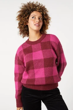Women Princess Highway Knitwear & Cardis*Ivy Check Jumper