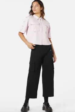 Women Dangerfield Blouses & Tops*Jagger O-Ring Crop Blouse