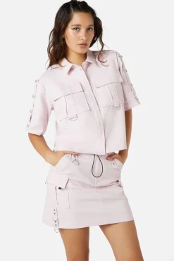 Women Dangerfield Blouses & Tops*Jagger O-Ring Crop Blouse