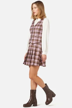 Women Princess Highway Blouses & Tops*Jeannie Check Vest