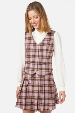 Women Princess Highway Blouses & Tops*Jeannie Check Vest