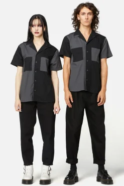 Men Dangerfield Shirts & Tees*Jeff Split Worn Wash Shirt