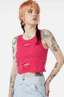 Women Dangerfield Blouses & Tops*Kewties Ripped Tank