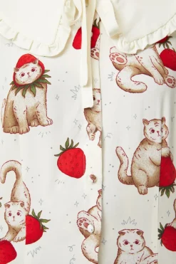 Women Dangerfield Blouses & Tops*Kitty Kisses Collar Blouse