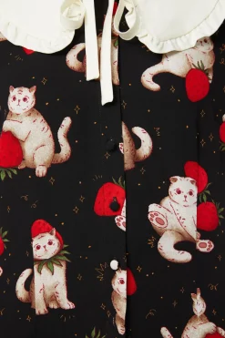 Women Dangerfield Blouses & Tops*Kitty Kisses Collar Blouse