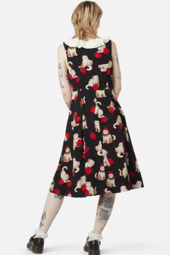 Women Dangerfield Dresses & Pinafores*Kitty Kisses Ruffle Neck Dress