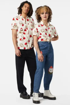 Men Dangerfield Shirts & Tees*Kitty Kisses Short Sleeve Shirt