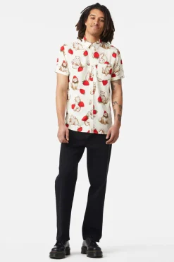 Men Dangerfield Shirts & Tees*Kitty Kisses Short Sleeve Shirt