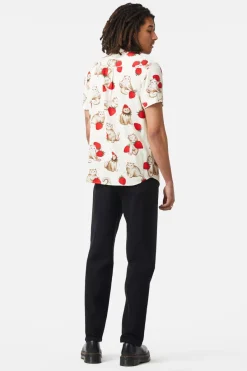 Men Dangerfield Shirts & Tees*Kitty Kisses Short Sleeve Shirt