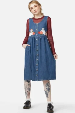 Women Dangerfield Dresses & Pinafores*Kitty U0026 Strawbs Denim Pinafore